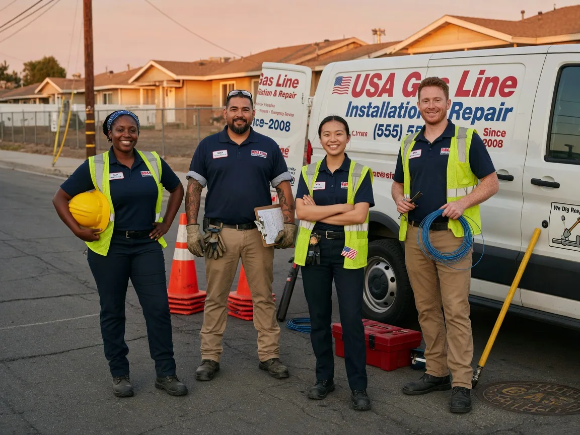 Gas Line Installation company in Yeaddiss, KY